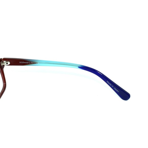 NWOT Auth PRODESIGN DENMARK 1752 c.5022 Brown Turquoise Blue Eyeglasses Frames - Picture 6 of 6